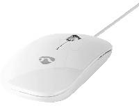 Nedis Wired Mouse weiß (MSWD200WT)