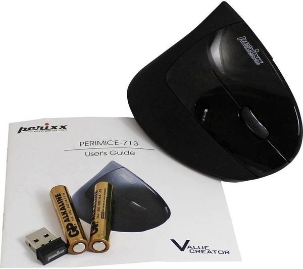 Wireless-Maus Ausstattung & Leistung Perixx Perimice 713 vertical wireless mouse