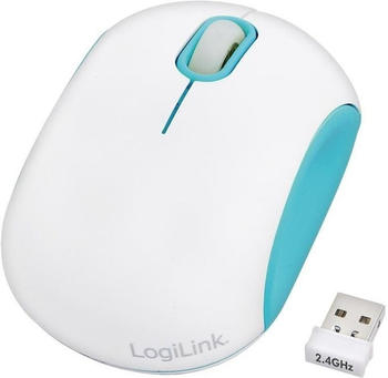Logilink Wireless Optical Mouse weiß/blau (ID0084A)