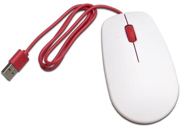 Raspberry Pi The Raspberry Pi Mouse (white/red)