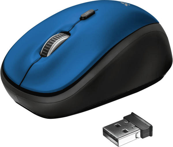 Trust Yvo Wendehülle für 15,6 Laptops mit kabelloser Maus (blau)