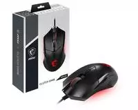MSI Maus "Clutch GM08 Gaming Maus, Black, USB" kabelgebunden