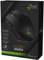 MediaRange Gaming-Maus 8-Tasten bis 5000dpi LED Beleuchtung Eingabe / Ausgabe M&auml;use