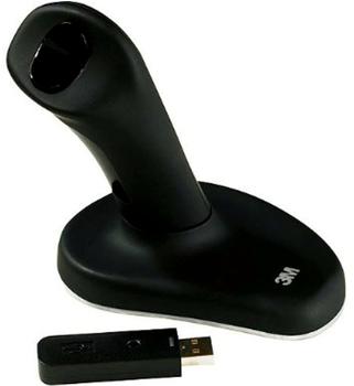 3M Kabellose Ergonomische Optische (USB) Maus Wireless EM550GPS Wireless-Maus, Farbe: Schwarz