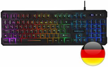 Mars Gaming MK218DE Tastatur USB QWERTZ Deutsch Schwarz
