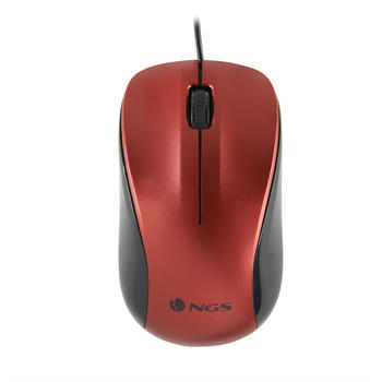 NGS Wired Mouse Crew Red