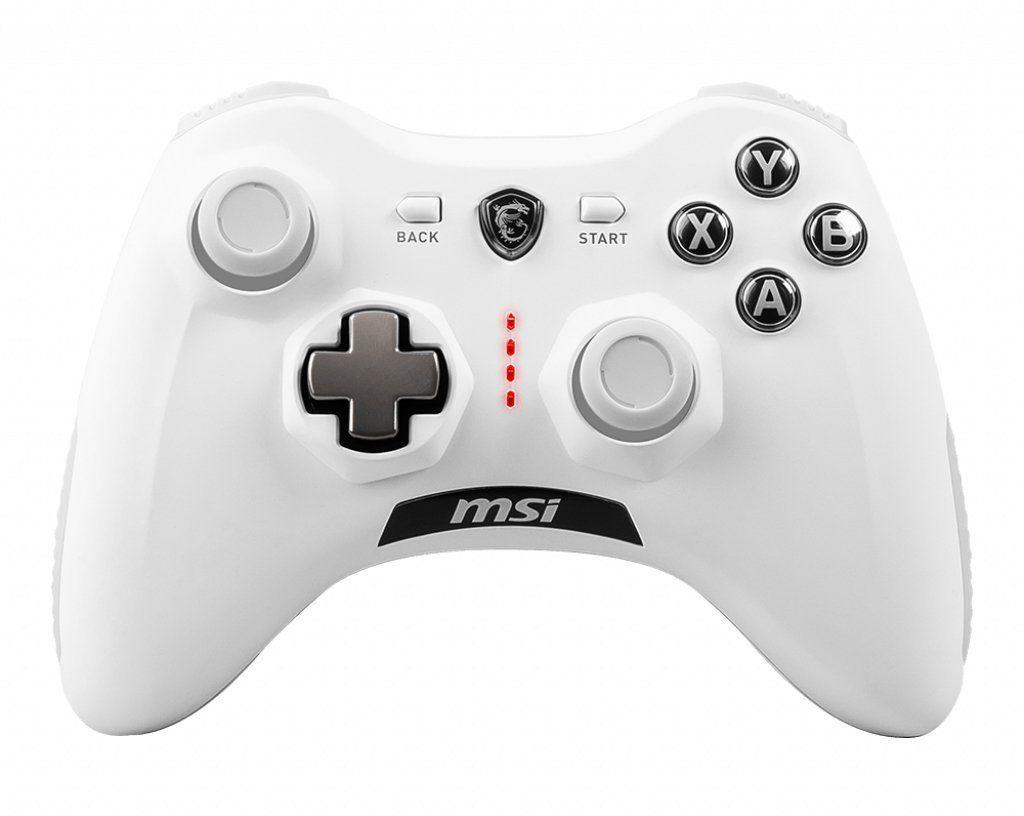 MSI GC30 V2 WHITE Gaming Controller mit Vibrationssystem (kabellos, für PC,  Android und div. Konsolen, bis zu 8 Stunden Akku Laufzeit, weiß, 212 Gramm)  Test ❤️ Jetzt ab 48,39 € (Mai 2022) Testbericht.de