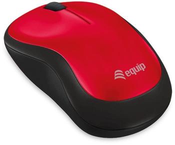 Equip 245113 Comfort Wireless Mouse red