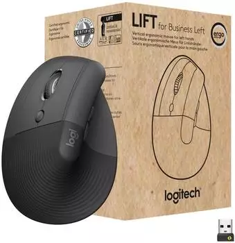Logitech Lift Left for Business Grafit