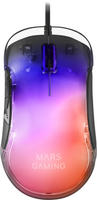 Mars Gaming MMGLOW - rechts - USB Typ-A - 12800 DPI - Schwarz
