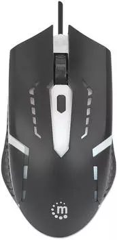 Manhattan RGB LED Optische USB-Gaming-Maus (190206)