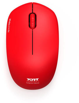 Port Designs Wireless Mouse Collection Red