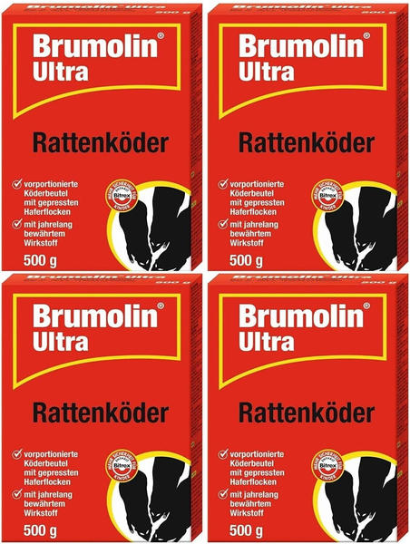 Protect Home Brumolin Ultra Rattenköder 4 x 500g