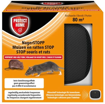 Protect Home NagerStopp (Ultraschall gegen Ratten und M&auml;use) 80 m&sup2;