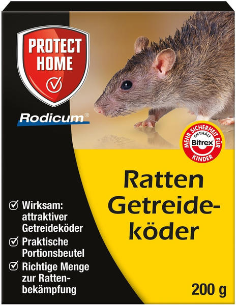 Protect Home Rodicum Ratten Getreideköder (200g)