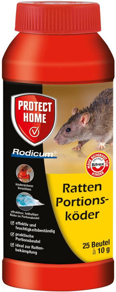 Protect Home Rodicum Ratten Portionsköder (10x25g)