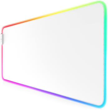 Titanwolf RGB Gaming Mauspad XL weiss