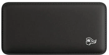 Glorious Gaming Gaming Padded Mouse Wrist Rest - Anti-Fray Stitched Edges Smooth Cloth Surface Anti-Slip Rubber Base Medium Firmness 200 x 100 x 17mm - Black