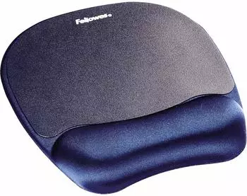 Fellowes Memory Foam Mouse Mat with Wrist Support - Ergonomic for Computer Laptop - Sapphire