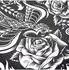 Titanwolf XXL Speed Gaming Mauspad 900x400mm, Rose Tattoo (4062861813355)
