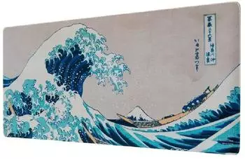 Erik Gaming-Schreibtischunterlage &bdquo;Die gro&szlig;e Welle vor Kanagawa" (MGGE024)