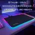 Inca IMP-024 Gaming-Mauspad RGB 7 LED, 320x270x3mm, schwarz (IMP-024)