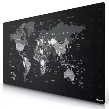 Titanwolf Gaming Mauspad XXXL 1800x800mm Weltkarte (306601)