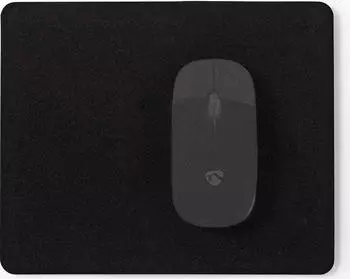 Nedis XL Mousepad f&uuml;r optische und Laserm&auml;use, schwarz (MPADF100BK)