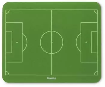 Hama Mauspad "Fu&szlig;ball" gr&uuml;n, 220x180mm (00126899)
