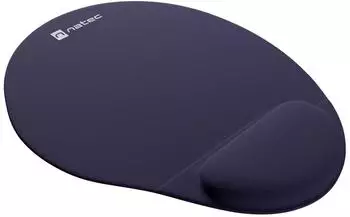 Natec Marmot Gel ergonomisches Mauspad, granatrot, monochrom (NPF-2182)