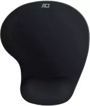 ACT AC8010 Ergonomisches Mauspad mit Gelkissen, schwarz (AC8010)