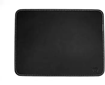 Ewent EW2761 Mauspad Kunstleder, schwarz, 220x180mm (EW2761)