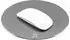 XtremeMac Rundes Aluminium-Mauspad, space grau (XM-MPR-GRY)