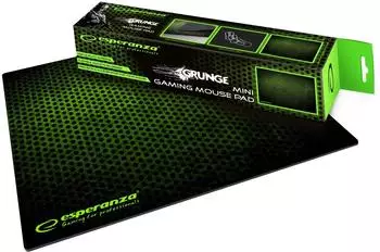 Esperanza Gaming-Mauspad 250x200x2mm, schwarz/gr&uuml;n (EGP101G)