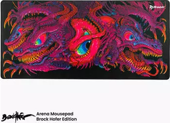 Arozzi Zona XL Mauspad 90x42cm Crawling Chaos (AZ-ZONA-900-D045)