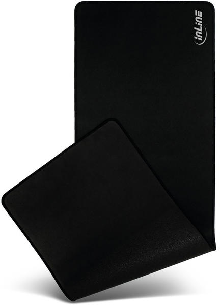 InLine Maus-Pad XL Schreibtischunterlage, schwarz