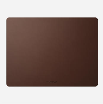 Nomad Goods Mousepad Horween Leather 16-Inch Rustic Brown