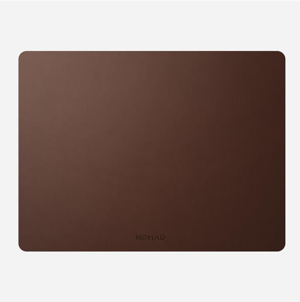 Nomad Goods Mousepad Horween Leather 16-Inch Rustic Brown