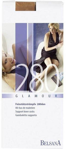 Belsana Glamour 280den Kniestrümpfe lang L sinfonie