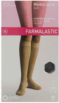 Farmalastic Socks Normal Compression A-D Black S
