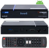 Octagon SPIRIT V2 PRO 4K UHD Android 11 IP-Receiver (HDR10+. Dual-WiFi. LAN. Octagon SPIRIT V2 PRO 4K UHD Android 11 IP-Receiver (HDR10+. Dual-WiFi. LAN.