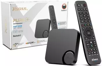 Xsarius Pure 4+ 4K UHD OTT IPTV Player Android 14