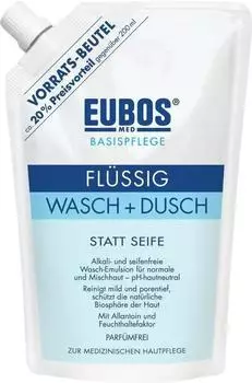 Eubos Fl&uuml;ssige Wasch- Dusch- u. Badeemulsion Refill (400ml)