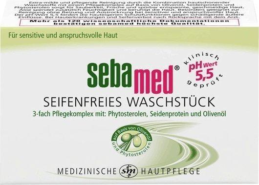 Sebamed Seifenfreies Waschstück (100g) Medizinische Pflegeprodukte pH-neutral