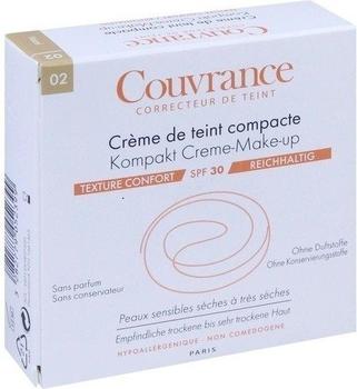 Avène Couvrance Kompakt Creme Make-up reichhaltig 2.0 Naturel (10g)