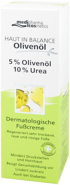 Medipharma Olivenöl Haut in Balnce Dermatologische Fußcreme (100 ml)