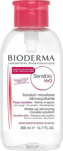 Bioderma Sensibio H2O Milde Reinigungslösung Pump (500ml)