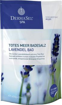 DermaSel Spa Totes Meer Badesalz Lavendel (400 g) + Spezialzusatz (20 ml)
