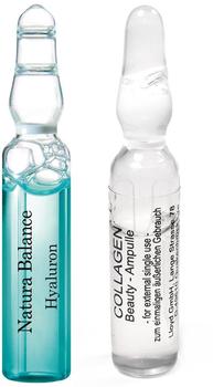 Bio Vital Ampullen Set Collagen 15 Stück + Hyaluron 15 Stk Serum Hyaluronsäure Anti Falten