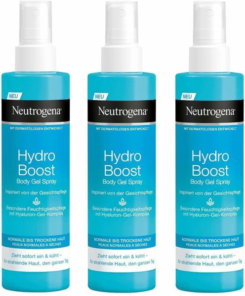 Neutrogena Hydro Boost Body Gel Spray, 3er Pack (3 x 200 ml)